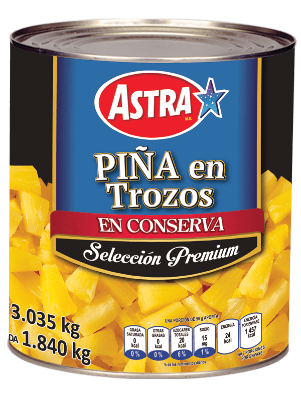 Piña en trozos Astra