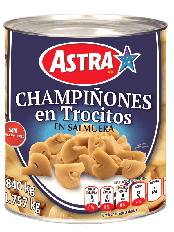 Champiñón en trozos Astra