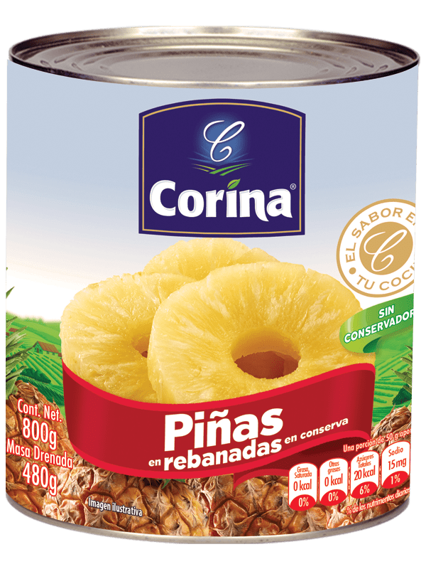 Piña rebanada Corina